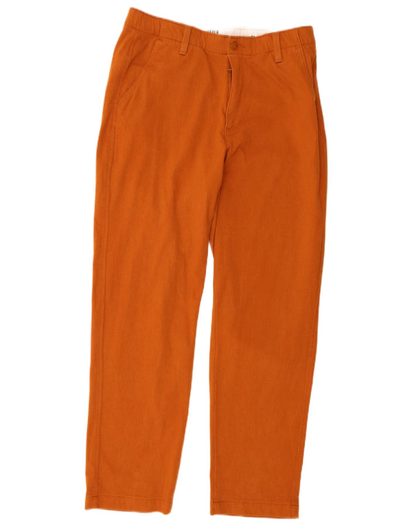 Pantaloni chino affusolati da uomo Levi's medi W32 L31 cotone arancione