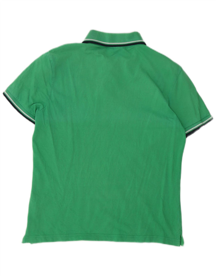 Polo Diadora Uomo Verde Medio In Cotone
