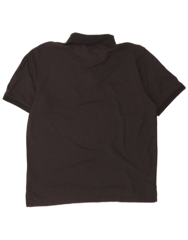 Polo da uomo Izod XL in cotone nero
