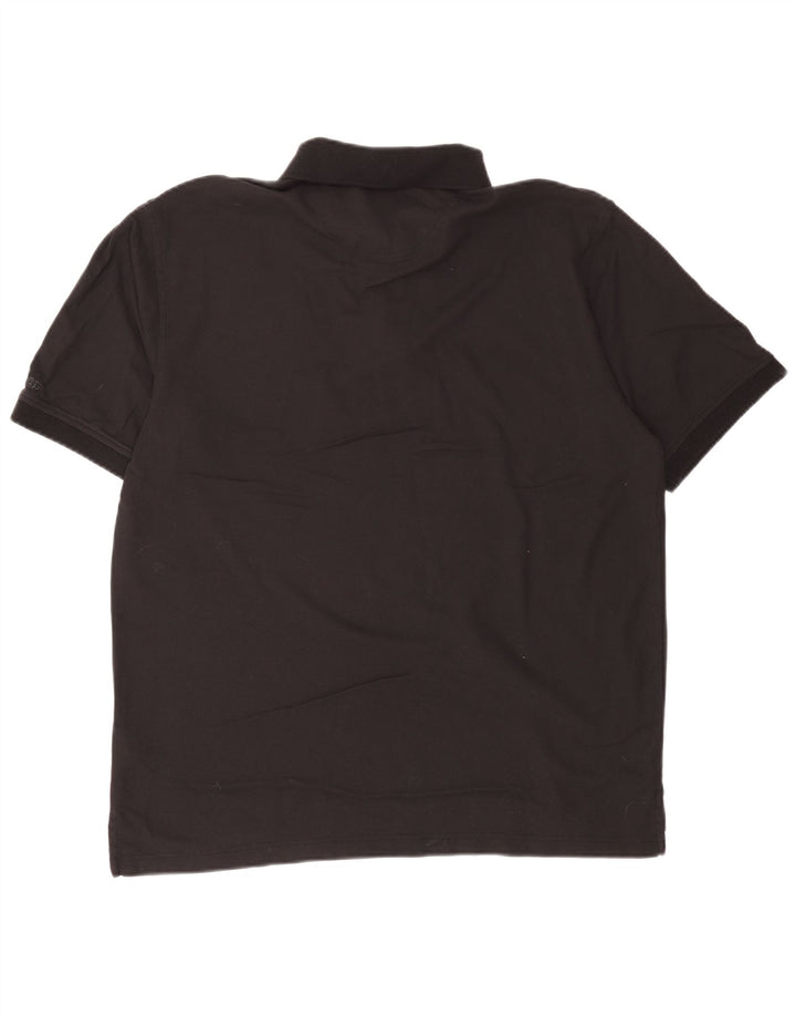 Polo da uomo Izod XL in cotone nero