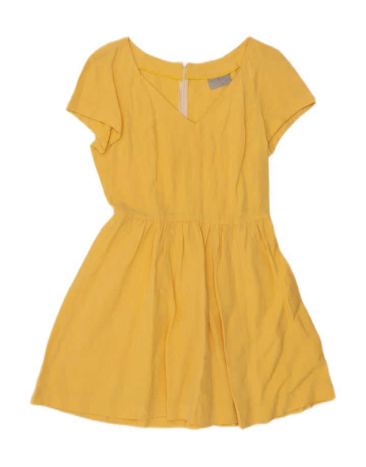 Abito a trapezio da donna Roccobarocco UK 10 piccolo giallo