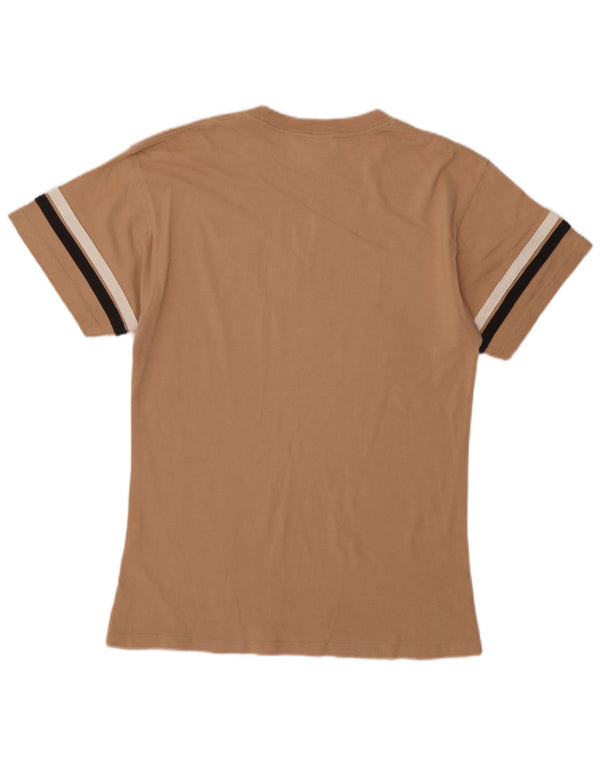 T-shirt grafica da uomo Nike Top piccola in cotone beige