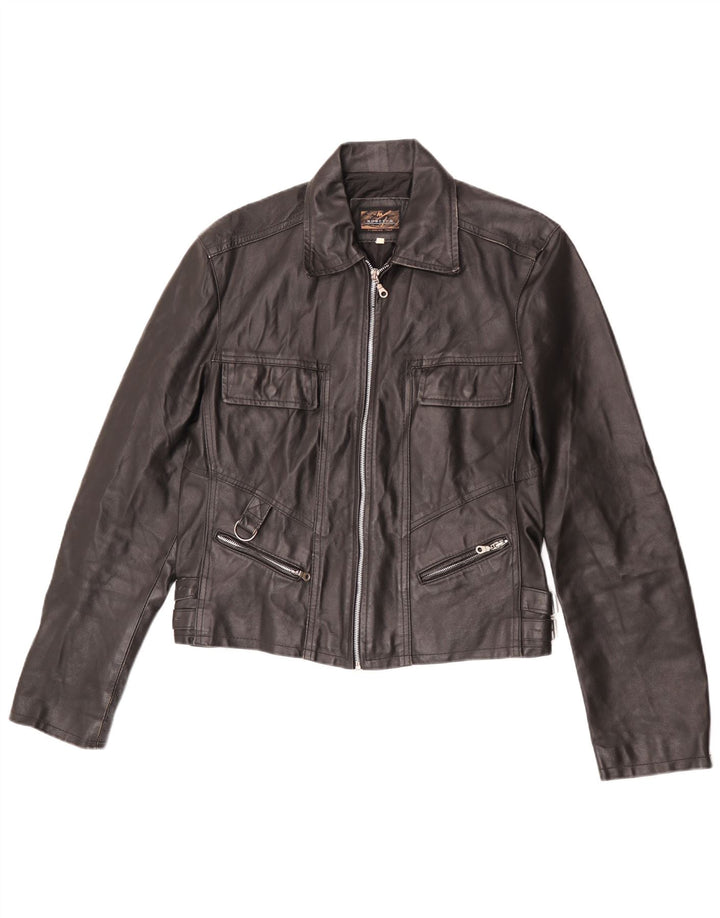 Giacca in pelle da donna Spectra UK 16 grande nera