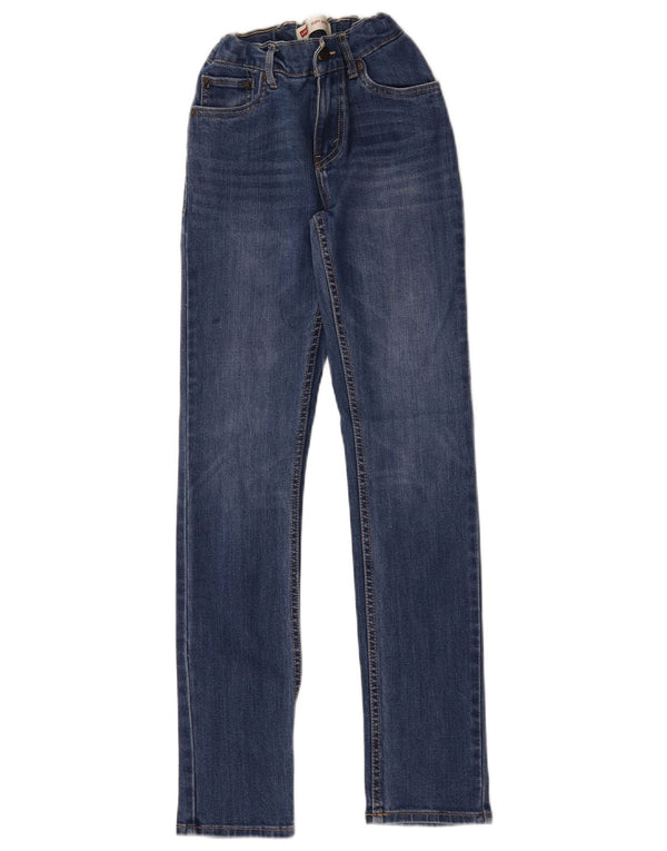 Jeans Levi's Girls 510 Skinny 13-14 anni W24 L30 cotone blu
