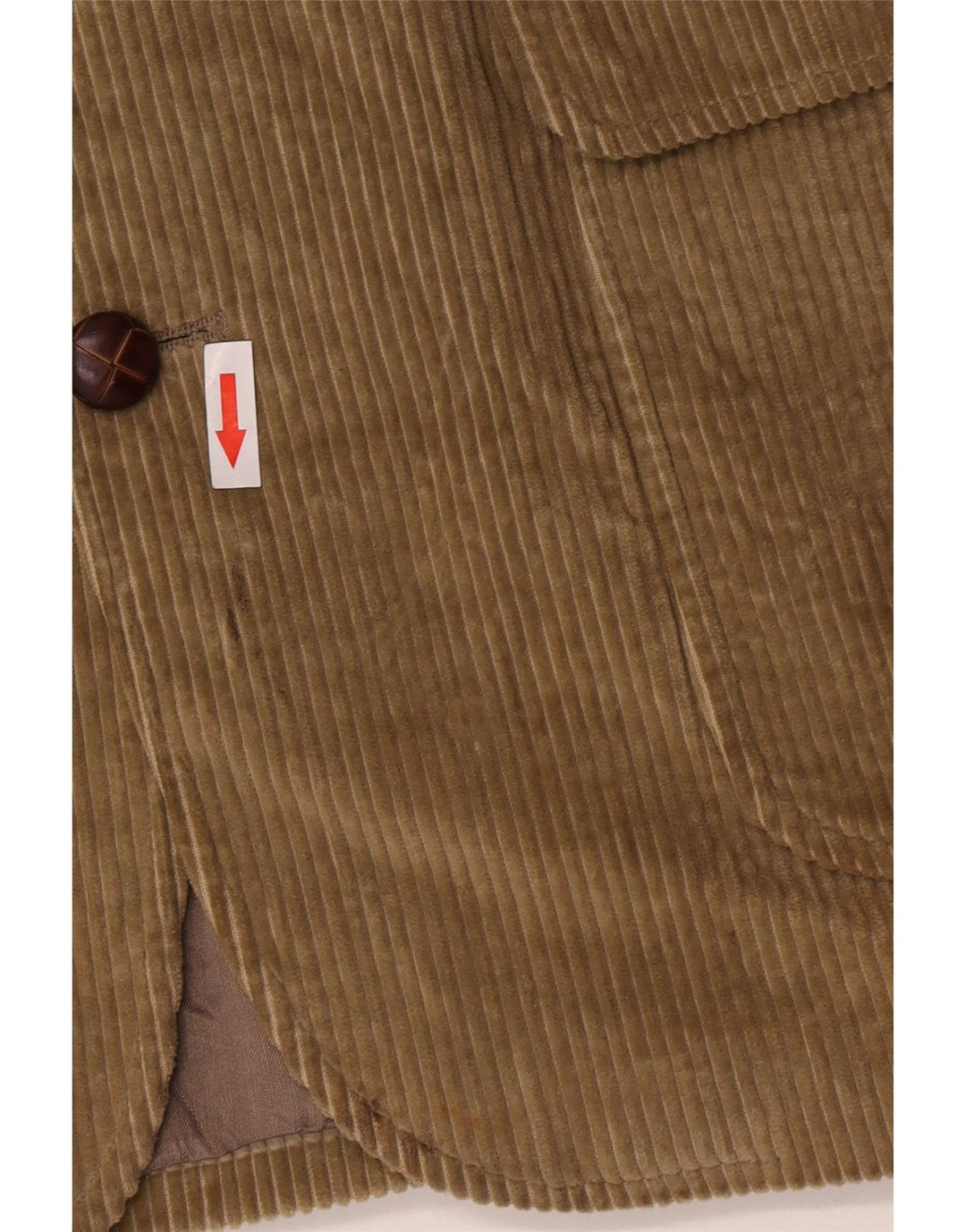 Giacca blazer da uomo in velluto a coste a 2 bottoni Orvis UK 42 XL Beige