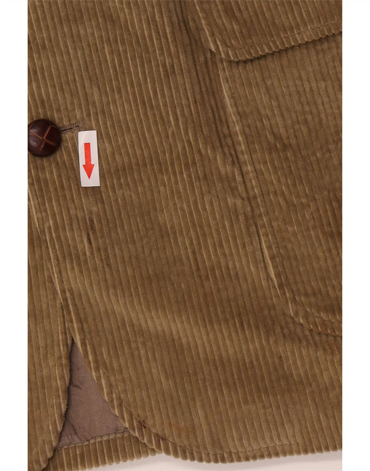 Giacca blazer da uomo in velluto a coste a 2 bottoni Orvis UK 42 XL Beige