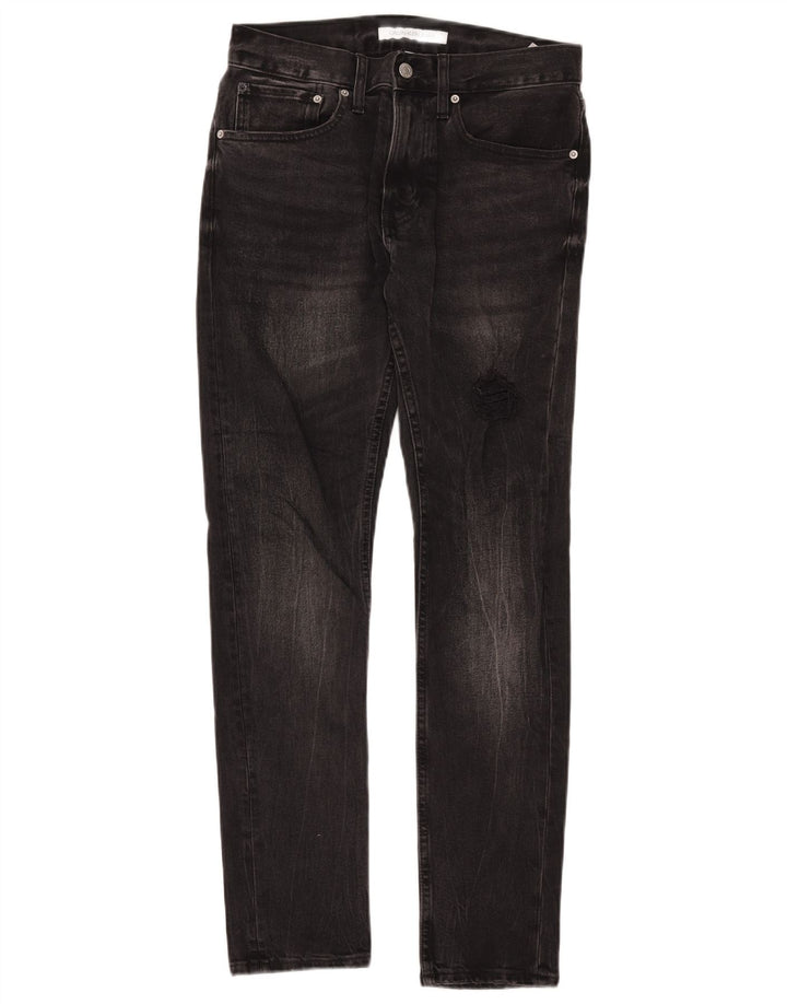 Jeans slim da uomo Calvin Klein W29 L32 cotone nero