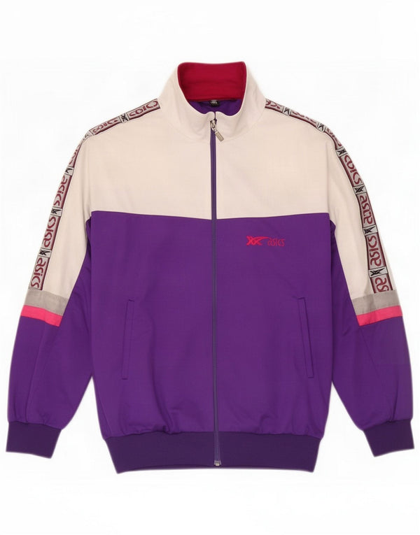 Giacca Asics da uomo con grafica grafica IT 48 Medium Purple Colourblock