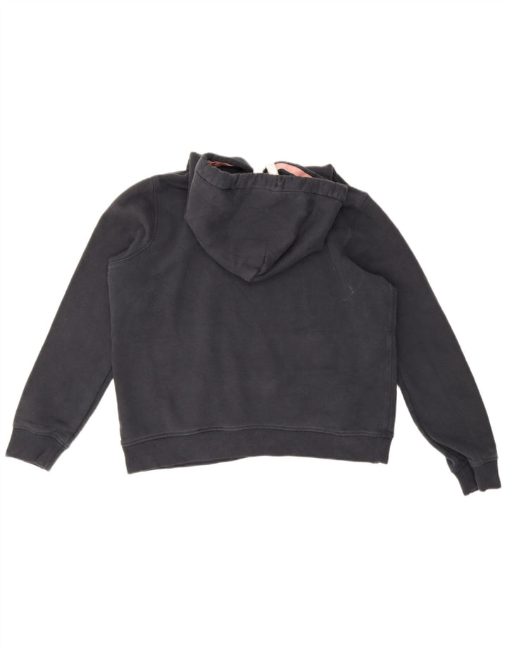 Maglione con cappuccio oversize grafico da donna Jack Wills UK 12 medio blu navy