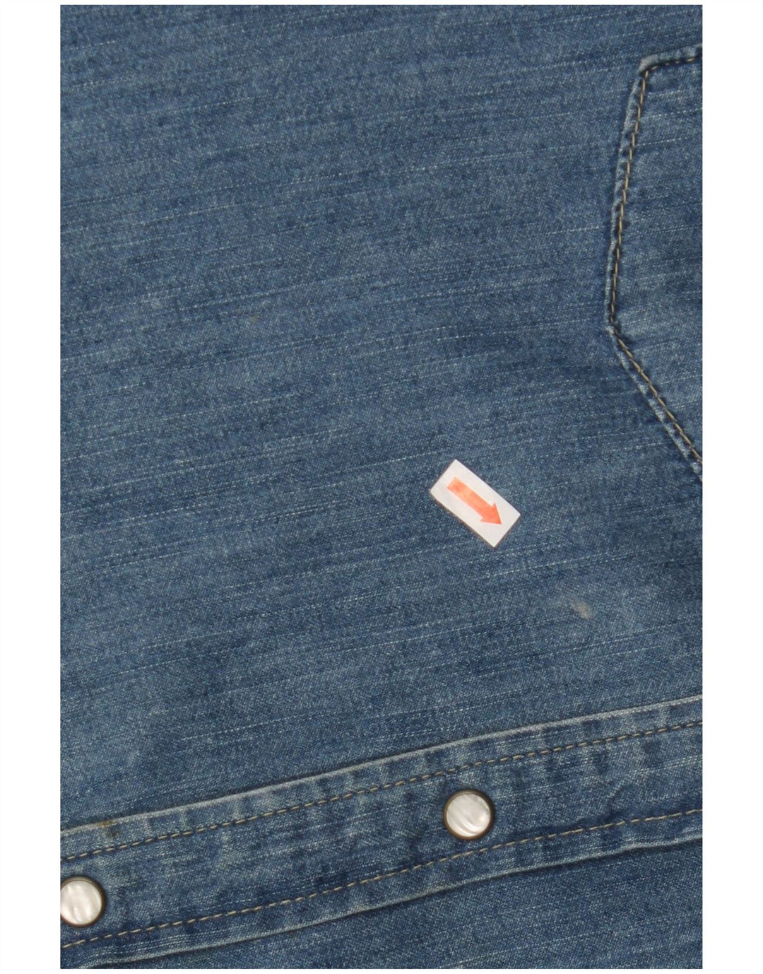 LEVI'S Camicia di jeans da uomo grande in cotone blu