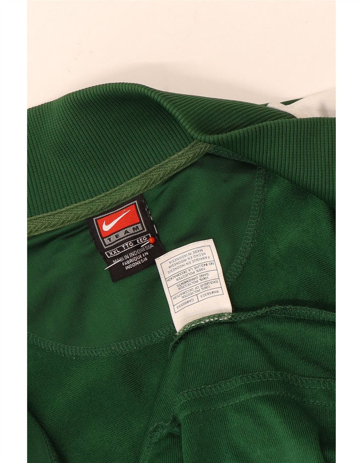 Giacca da tuta da uomo Nike 2XL Poliestere color block verde