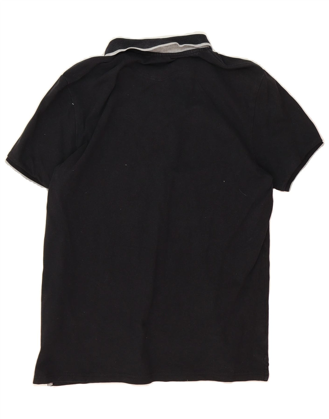 CHAMPION Mens Polo Shirt Large Black Cotton Vintage Champion and Second-Hand Champion from Messina Hembry 