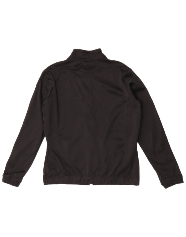 Giacca superiore della tuta Nike Therma-Fit da donna UK 14 poliestere nero medio