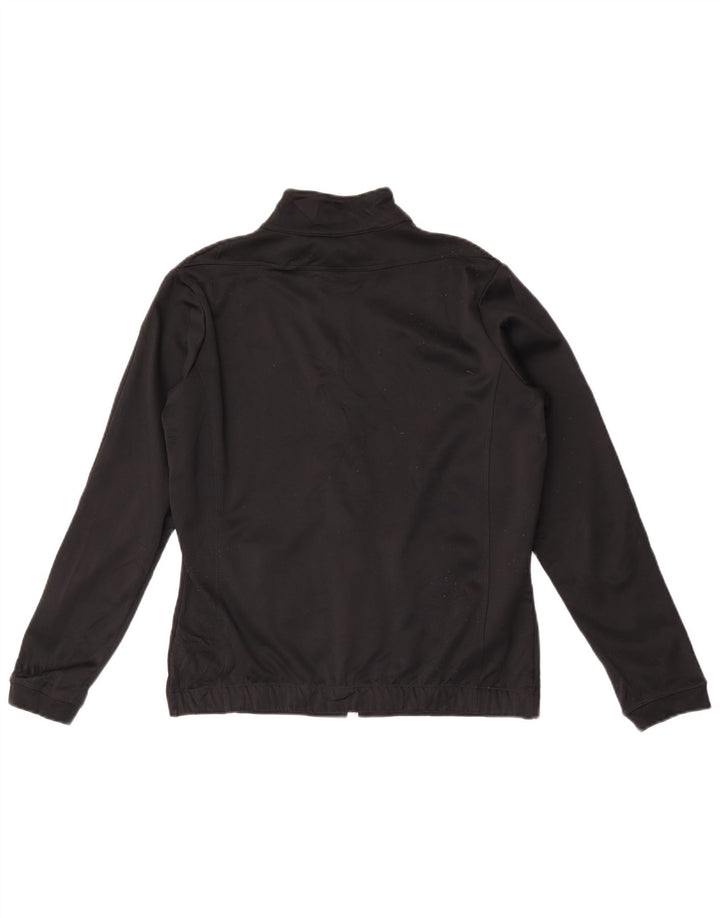 Giacca superiore della tuta Nike Therma-Fit da donna UK 14 poliestere nero medio