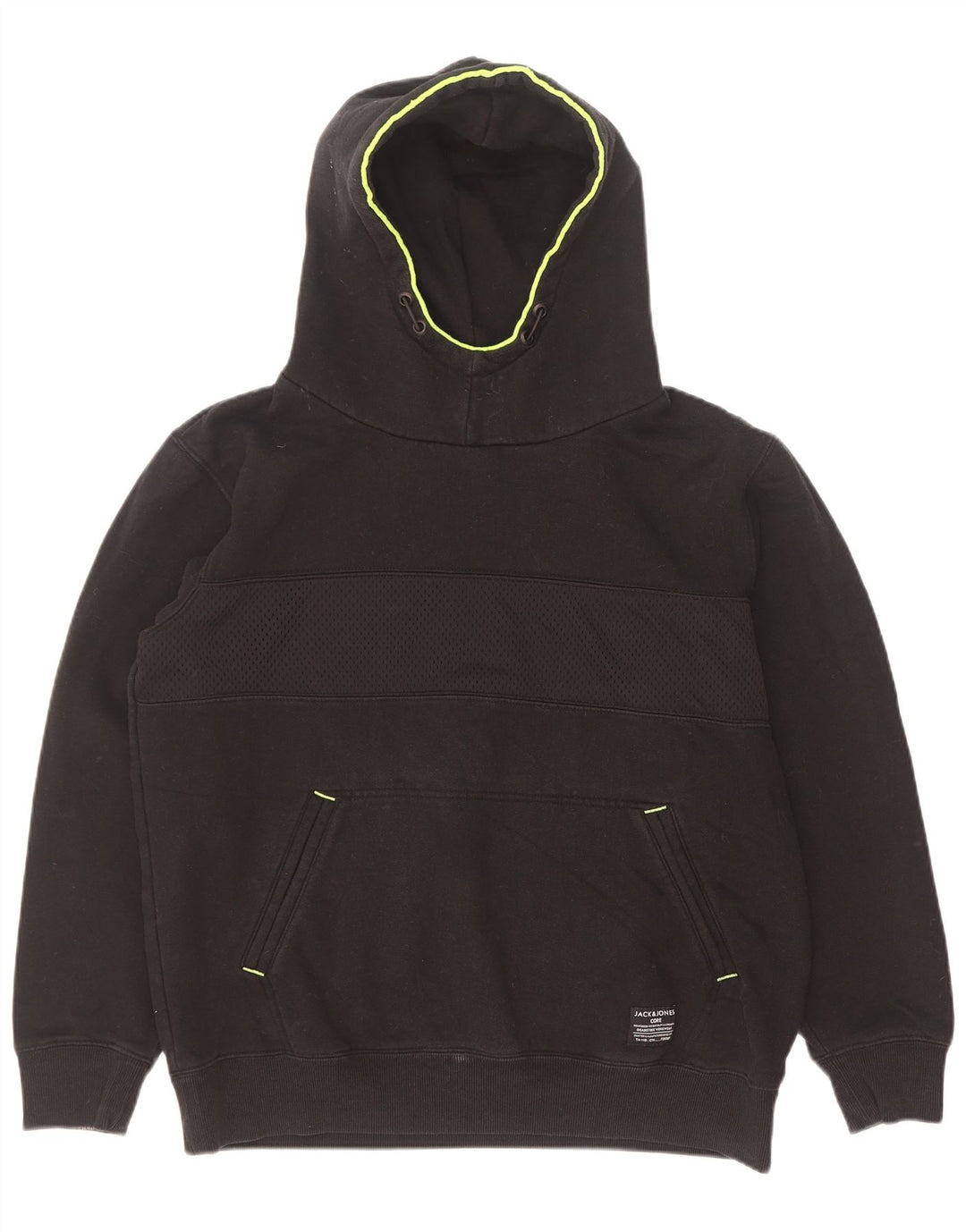 Jack & Jones Felpa con cappuccio da uomo XL Poliestere nero