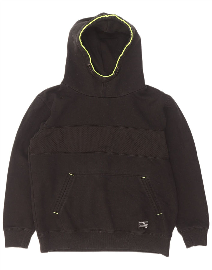 Jack & Jones Felpa con cappuccio da uomo XL Poliestere nero