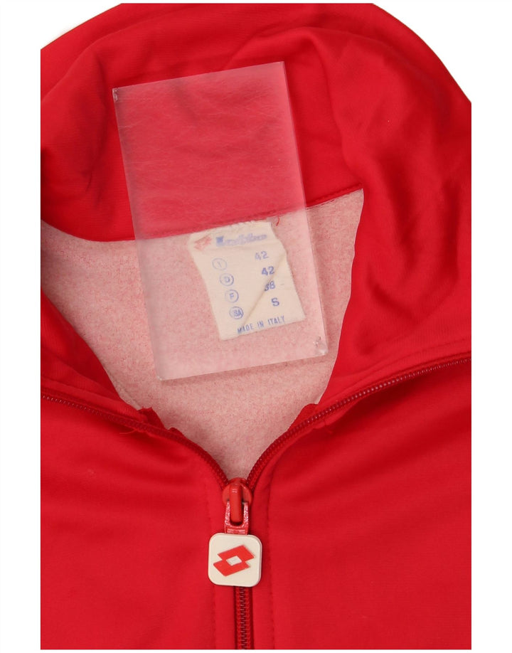 Giacca da tuta oversize da donna Lotto IT 42 Small Rossa