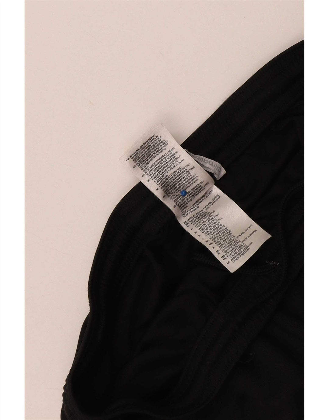 Pantaloncini sportivi Adidas Climalite da uomo grandi in poliestere nero