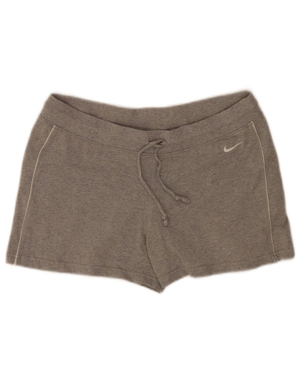 Pantaloncini sportivi regolari da donna Nike UK 10/12 Grigio medio