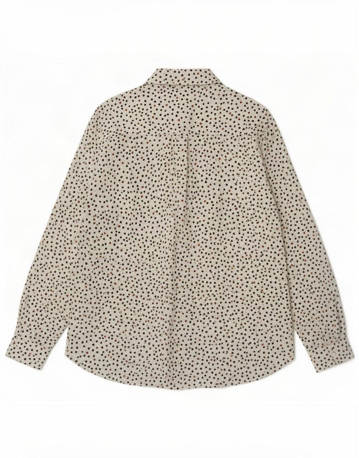 Camicetta oversize da donna Hobbs UK 18 XL Poliestere maculato bianco