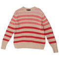 Maglione maglione con scollo a barca da donna Marks & Spencer UK 12 medio multicolore
