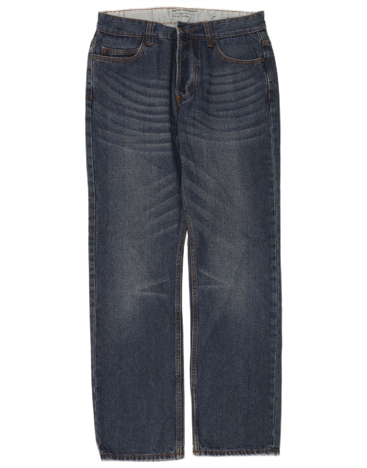 Jeans dritti regolari da uomo French Connection W32 L32 cotone blu