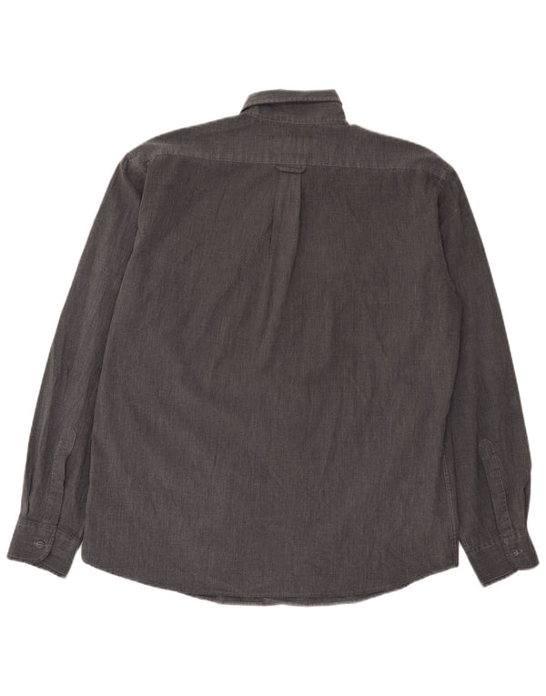 Camicia Armani Jeans Uomo XL Poliestere Grigio