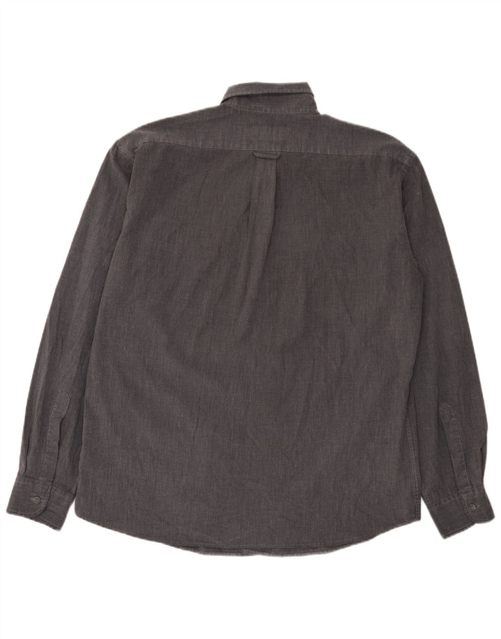 Camicia Armani Jeans Uomo XL Poliestere Grigio