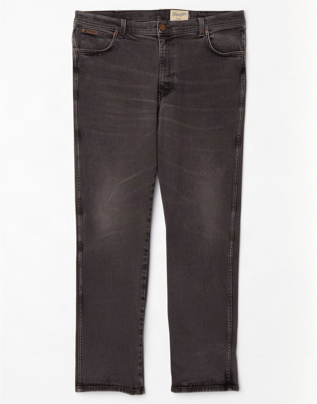 Jeans dritti da uomo Wrangler Texas W40 L34 cotone grigio