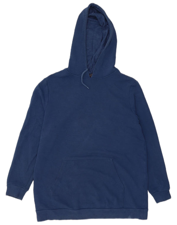 Maglione con cappuccio da donna Marks & Spencer UK 14 grande cotone blu navy