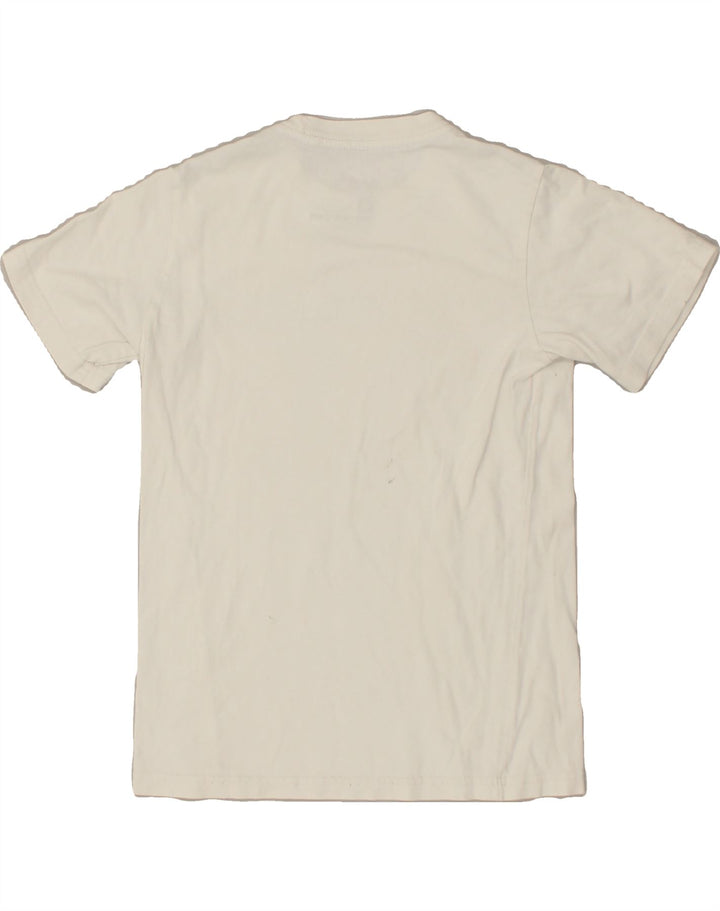 NIKE Girls Graphic T-Shirt Top 8-9 Years Small  White Vintage Nike and Second-Hand Nike from Messina Hembry 