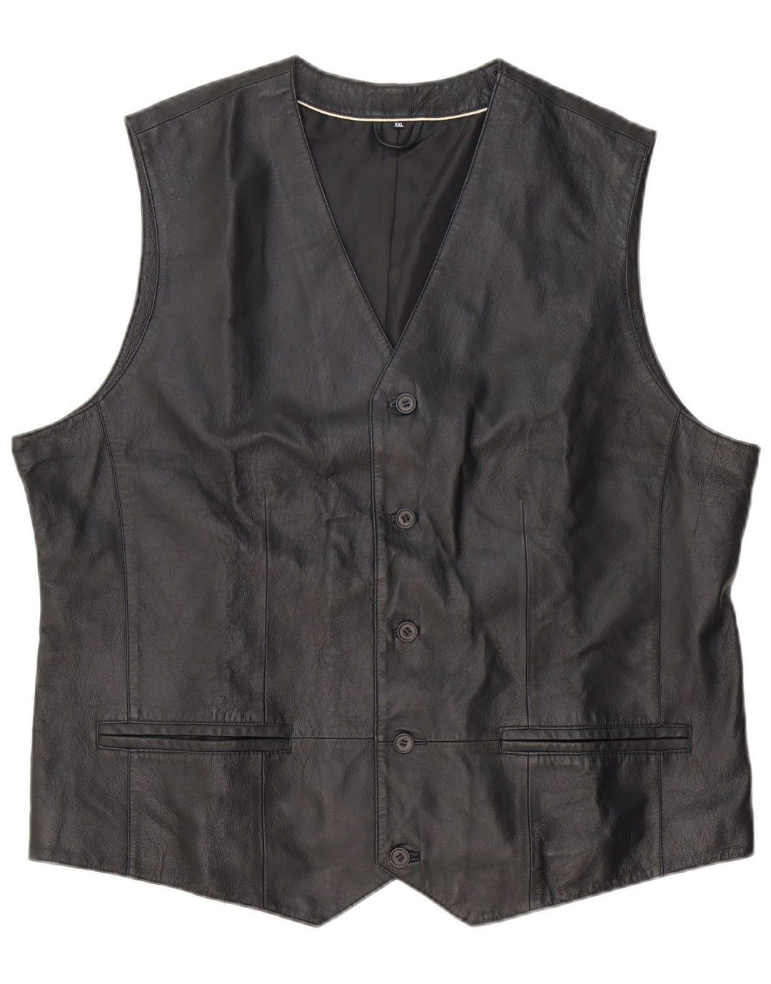 Gilet in pelle Canda da uomo C&A 2XL Pelle nera