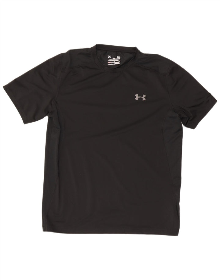 Maglietta Under Armour da uomo Heat Gear Top grande in poliestere nero