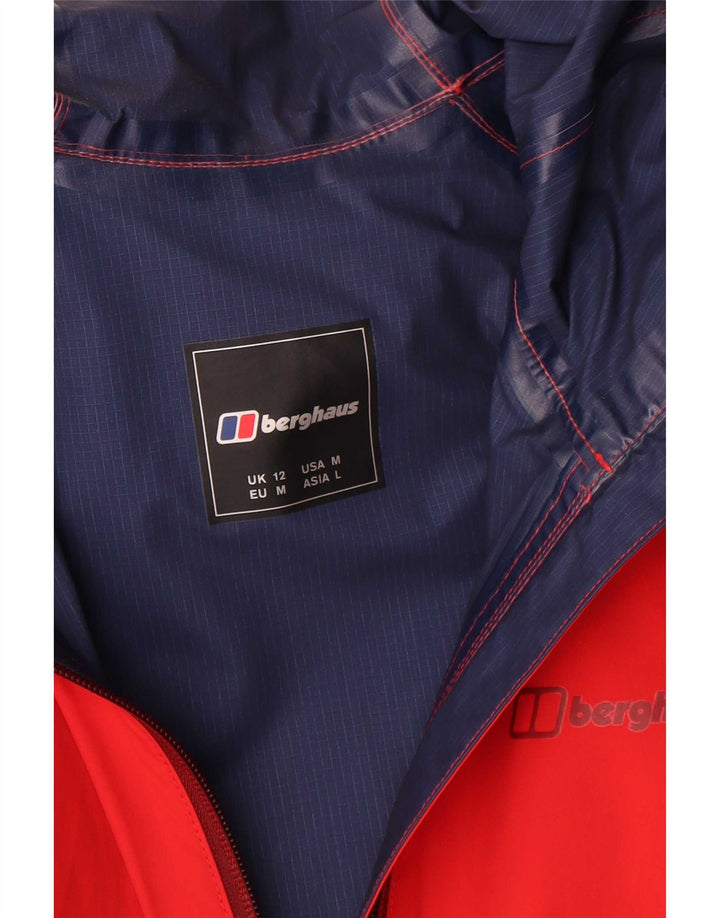 Giacca antipioggia con cappuccio da donna Berghaus UK 12 Medium Red Poliammide