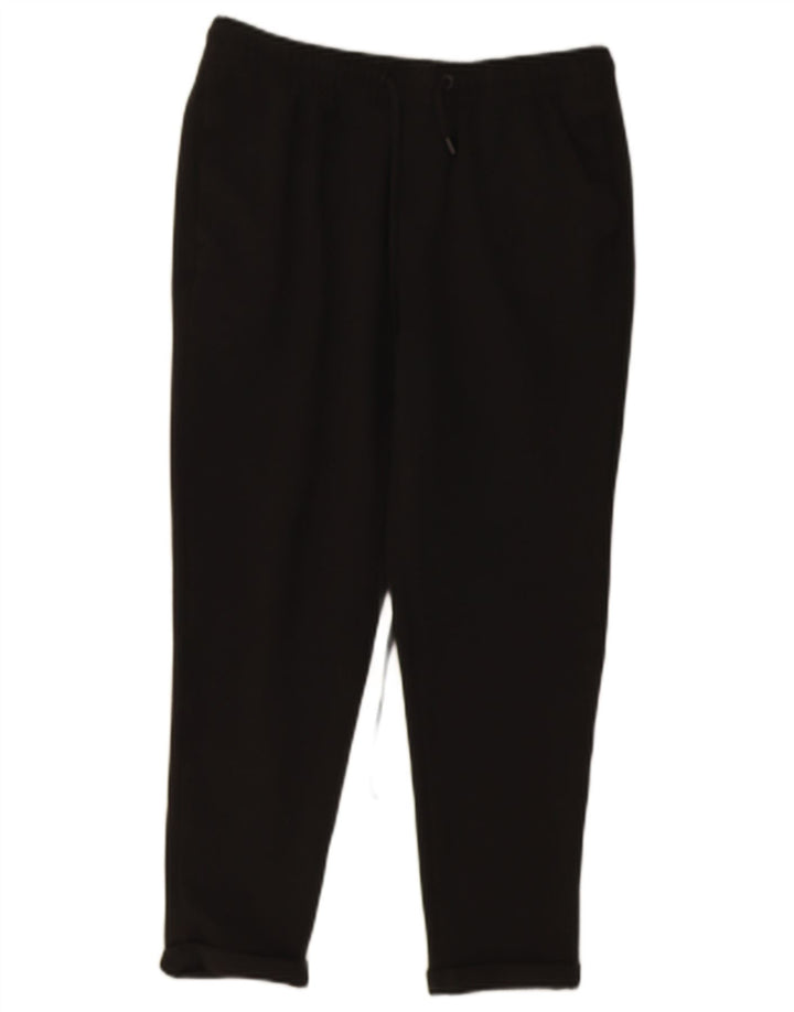 ZARA Womens Slim Cropped Trousers Medium W28 L23 Black
