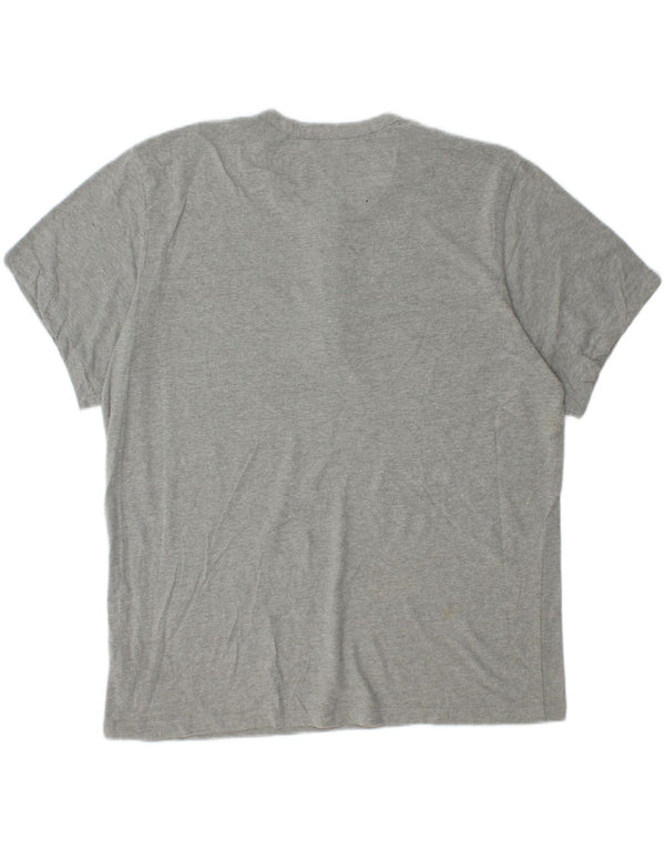 T-shirt da uomo EDDIE BAUER grande in cotone grigio