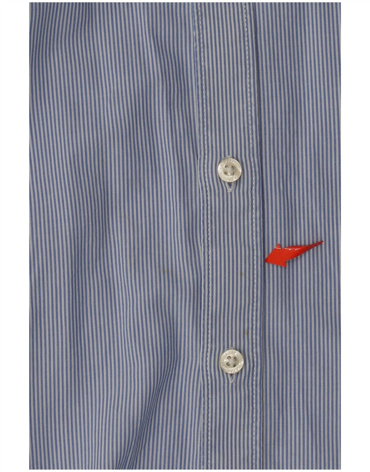 Camicia da uomo Urban Fit NAPAPIJRI XL in cotone gessato blu