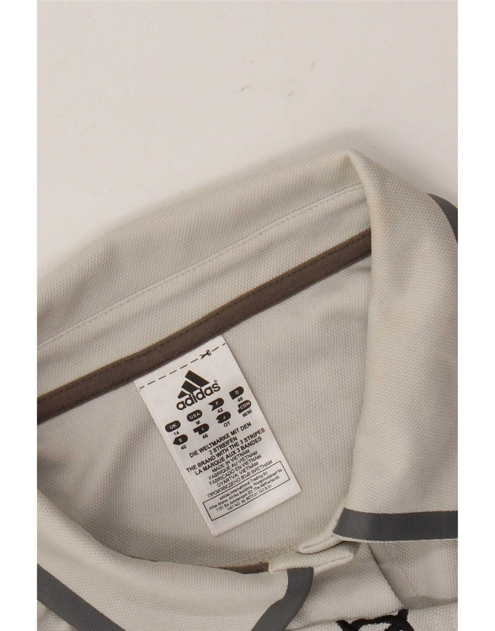 Polo grafica da donna Adidas UK 14 poliestere grigio medio