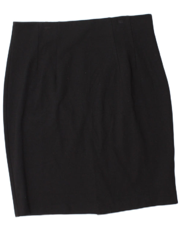 Gonna a tubino da donna Marks & Spencer UK 16 Large W32 viscosa nera