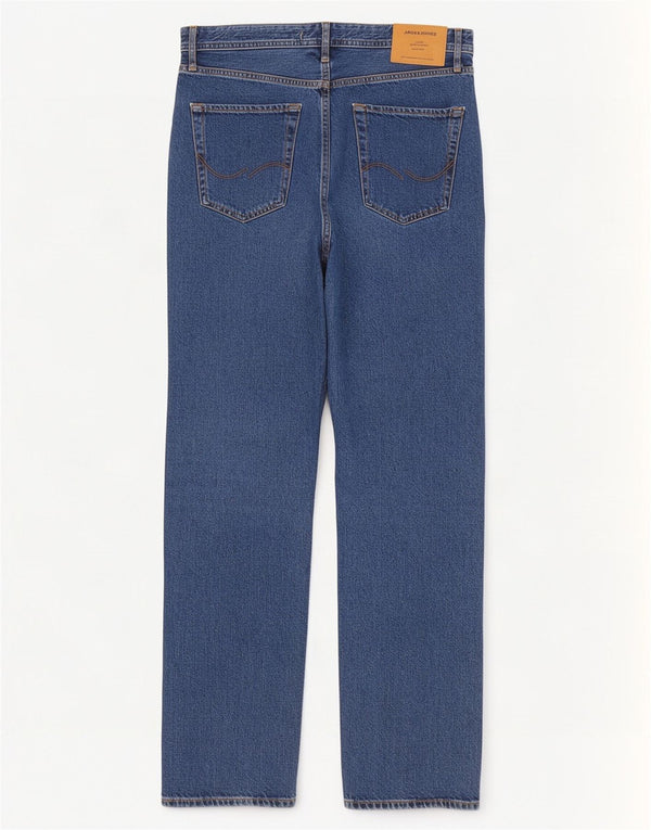 Jeans dritti da uomo Jack & Jones W32 L32 cotone blu