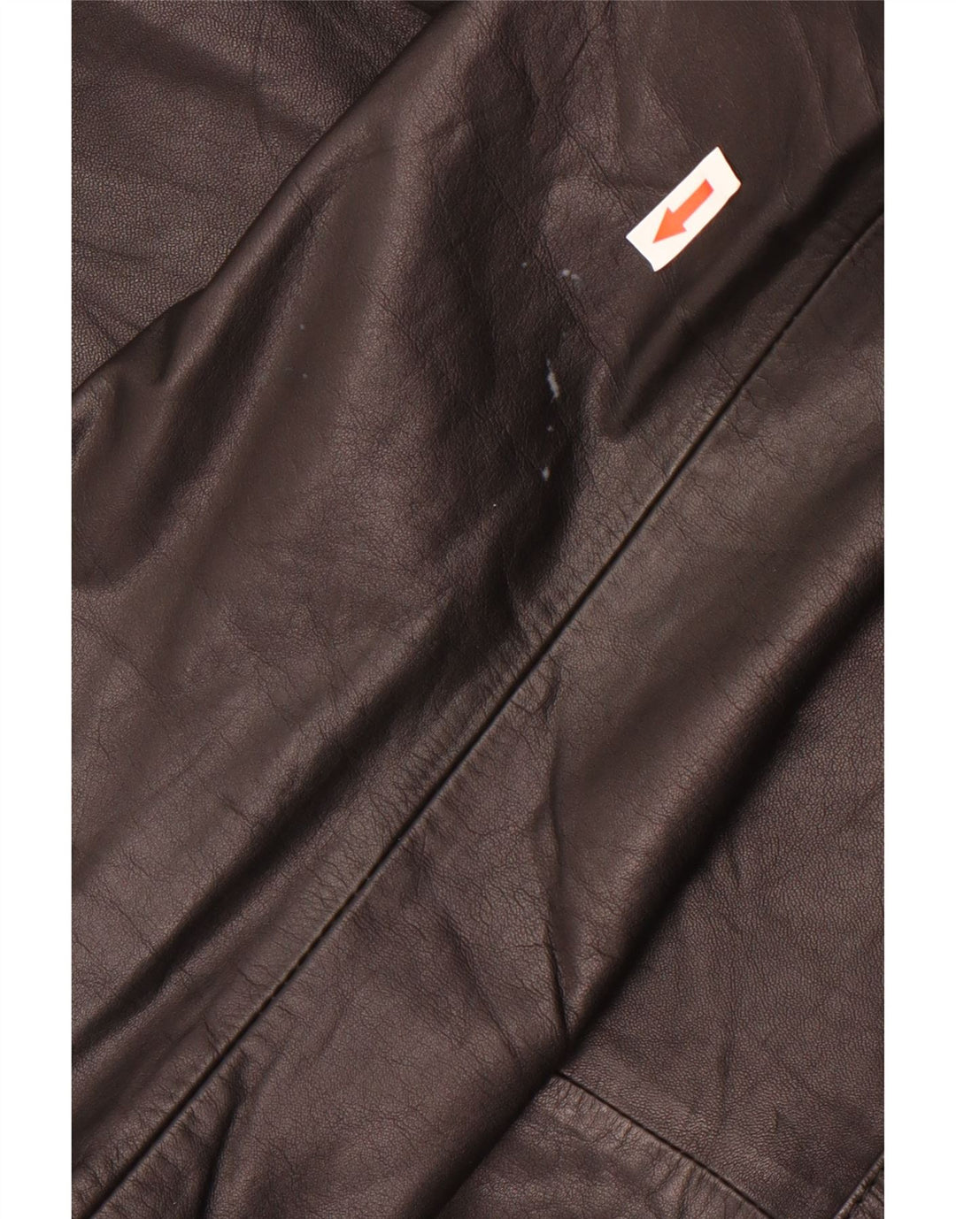 Giacca in pelle da donna vintage IT 42 media in pelle nera