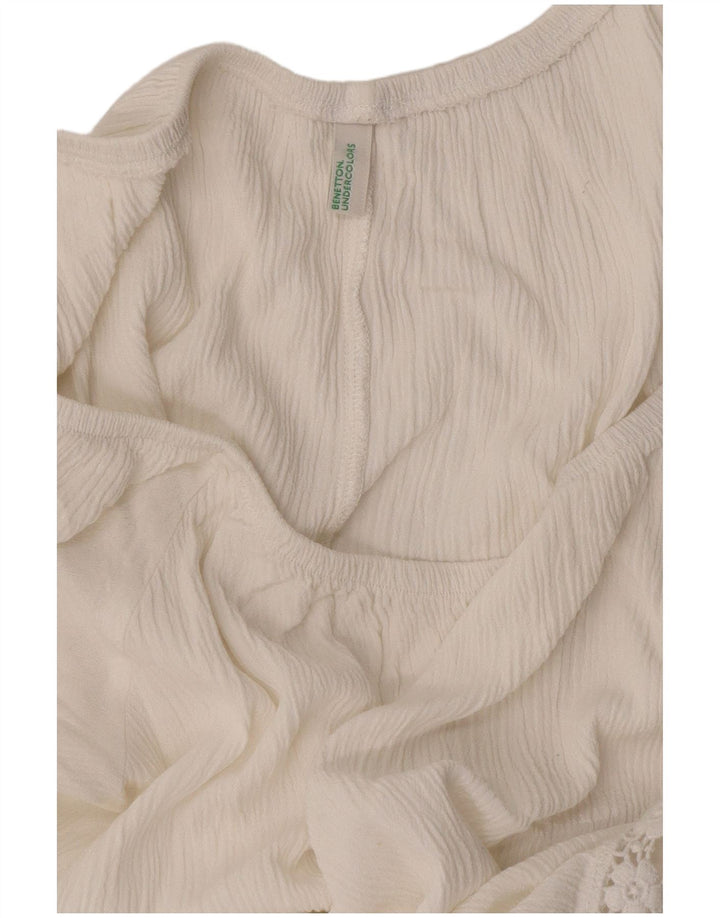 Camicetta da donna Benetton Top UK 18 XL Bianca