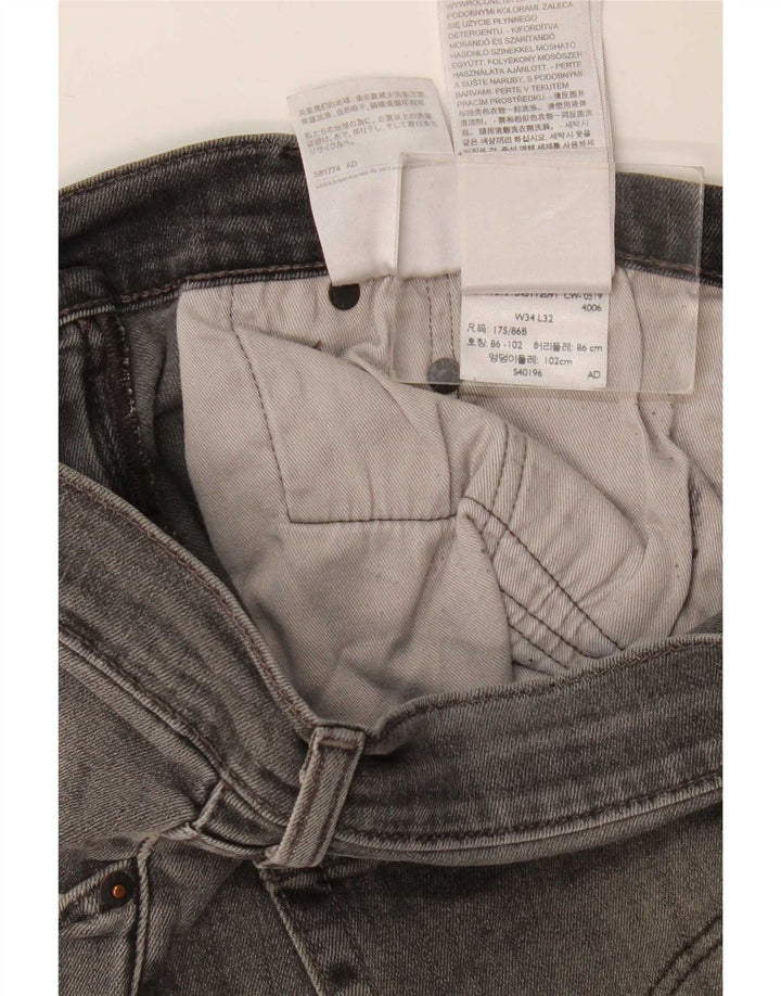 Levi's Jeans 511 slim da uomo W34 L32 Cotone grigio