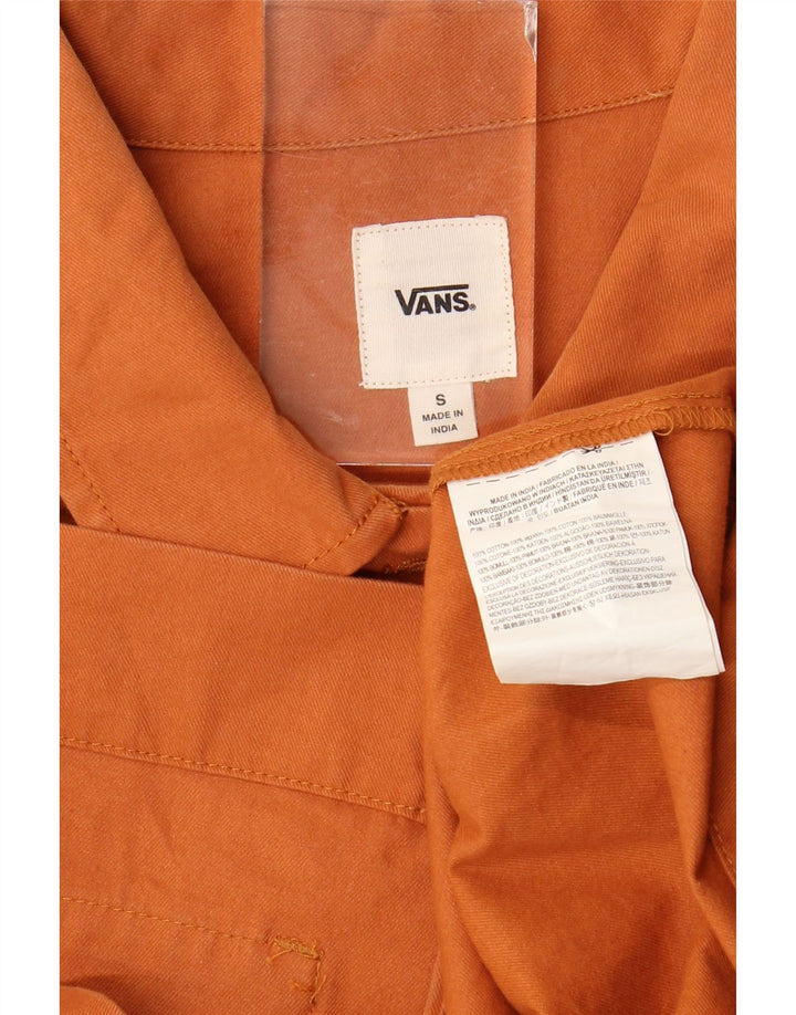 Giubbotto bomber oversize corto da donna Vans UK 10 piccolo cotone arancione