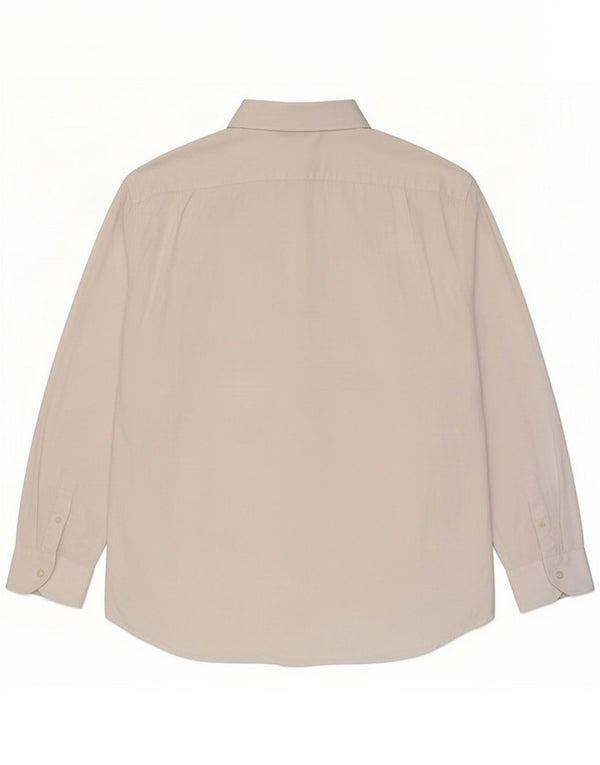Roccobarocco Camicia da uomo Taglia 18 1/2 46 2XL Bianca Classic