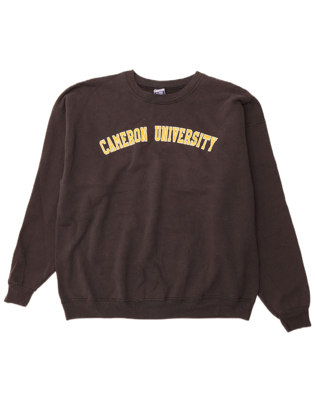 CHAMPION Mens Cameron University Graphic Sweatshirt Jumper XL Grey Cotton