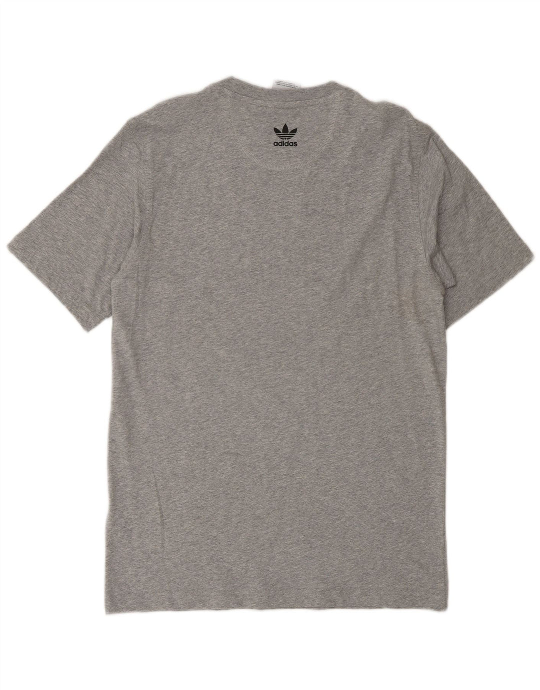 T-shirt grafica da uomo ADIDAS Top piccolo in cotone chiazzato grigio