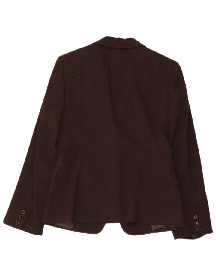 Giacca Blazer da Donna a 1 Bottone Aspesi IT 42 Lana Marrone Medio