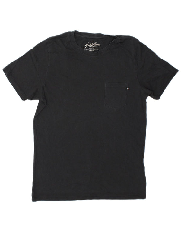T-shirt da uomo Jack & Jones Top piccola in cotone nero