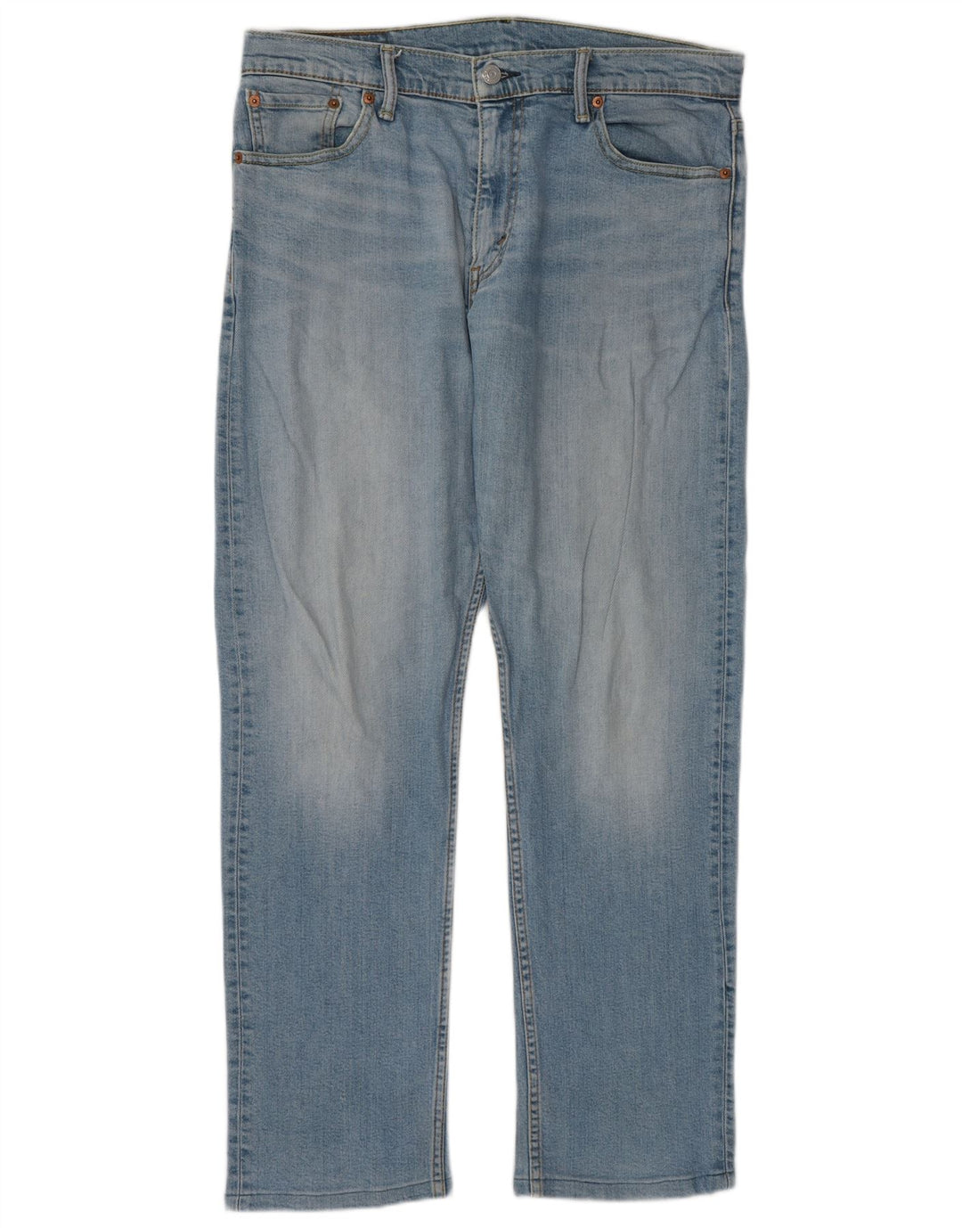 Levi's Uomo 504 Jeans dritti W33 L32 Cotone Blu